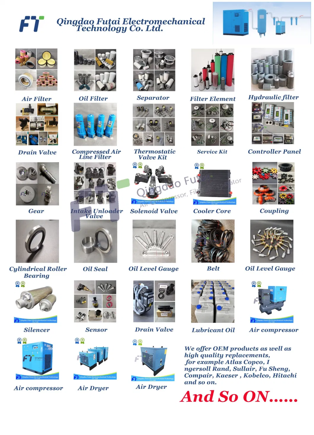 Kaeser Replacement Screw Air Compressor Spare Parts 6.3623.0 Oil Separator